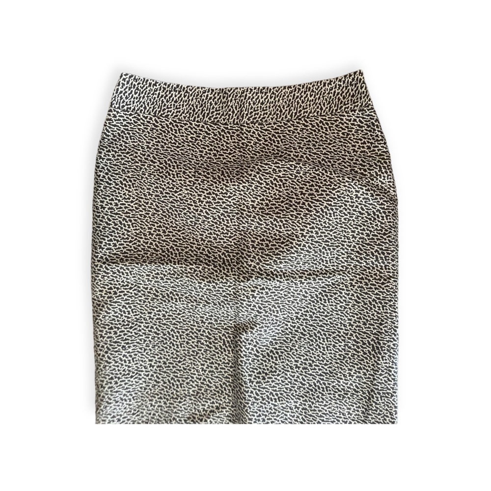 Ann taylor loft skirt silk blend  size O Petite XS animal print business attire - Picture 2 of 8
